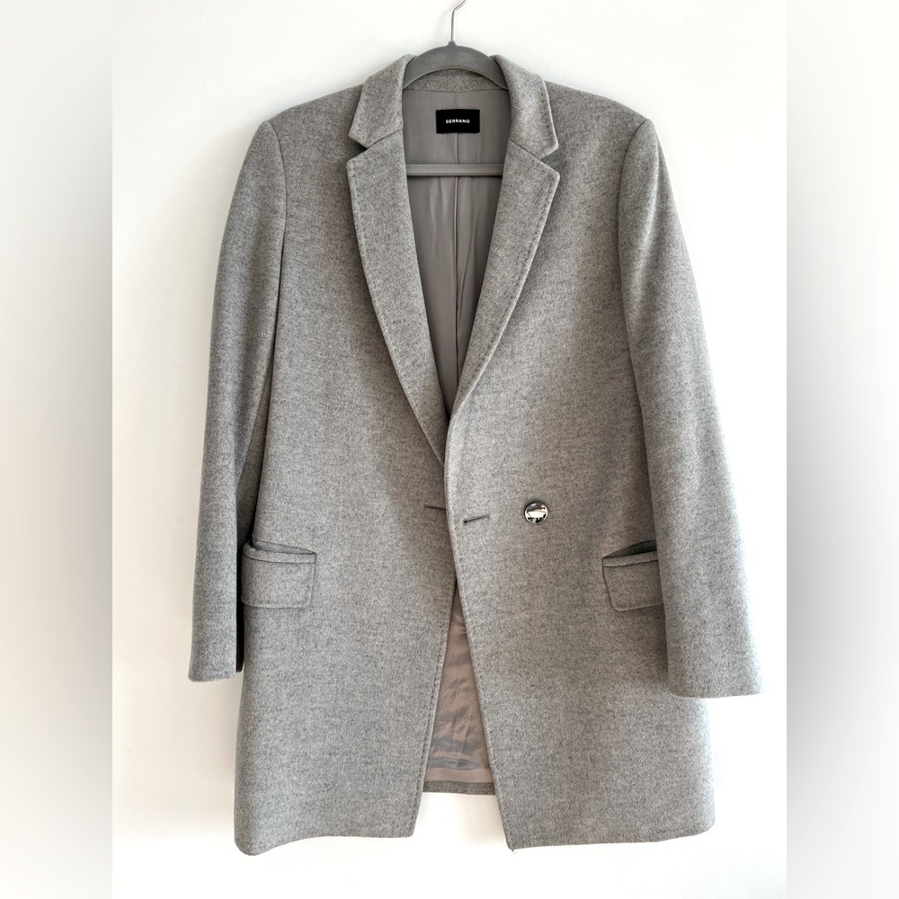 Serrano Soft Wool Coat - Gray, Small